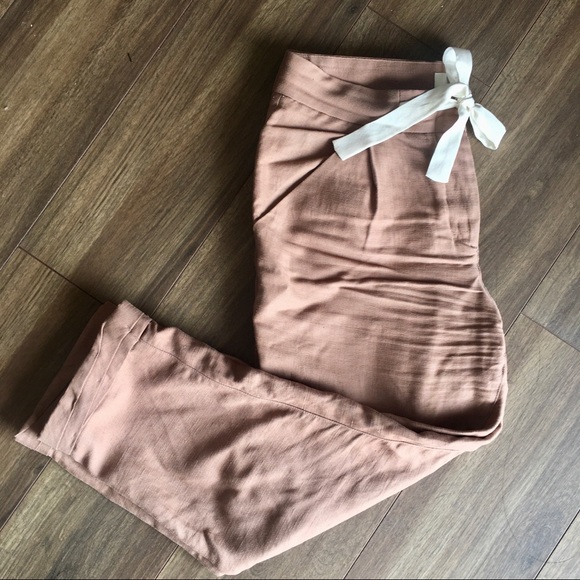 Aritzia Allant linen pants Wilfred pants in Nutmeg - Picture 10 of 16